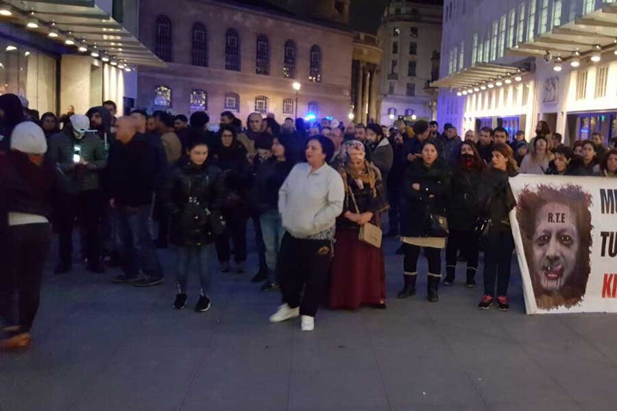 HDP’li vekillere gözaltı Londra’da protesto edildi