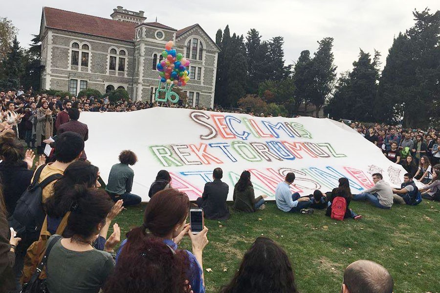 Boğaziçi öğrencileri: Seçilmiş  rektörümüz atansın’