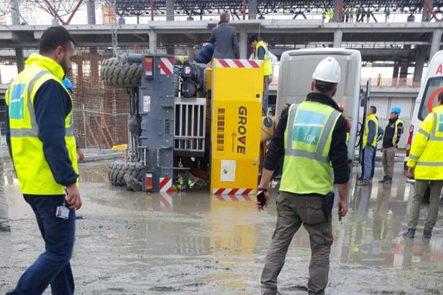 3. havalimanı inşaatında faciadan dönüldü