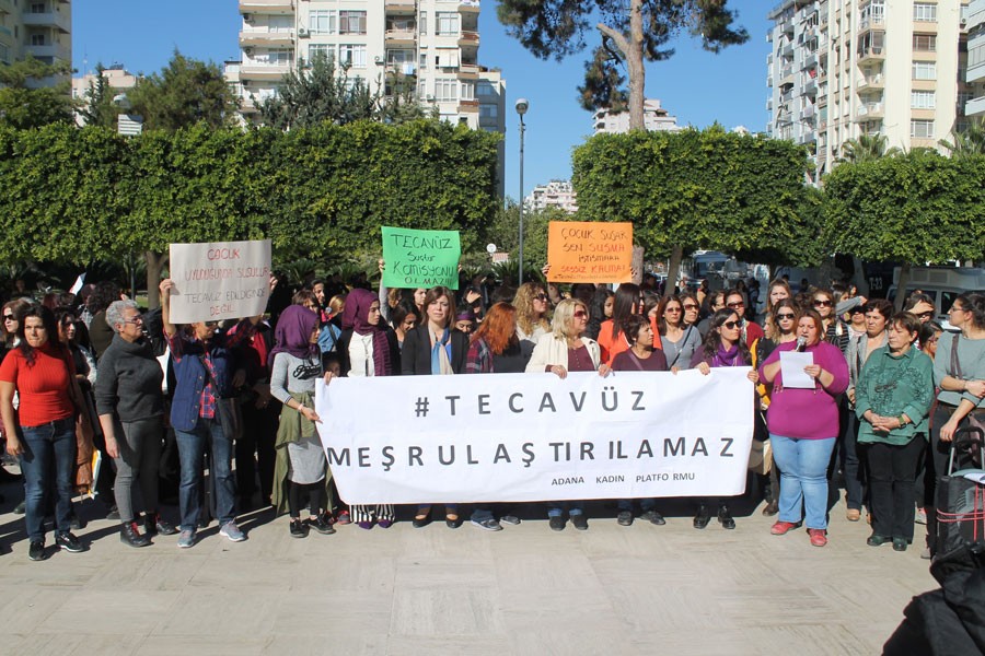 Adanalı kadınlar ‘tecavüz yasasına hayır’ dedi