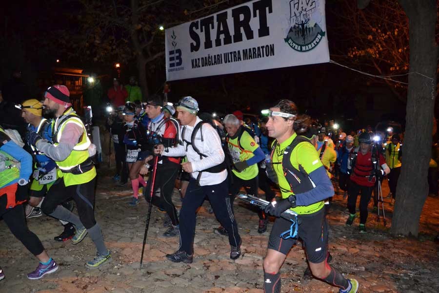 Kazdağları'nda Ultra Maraton heyacanı başladı