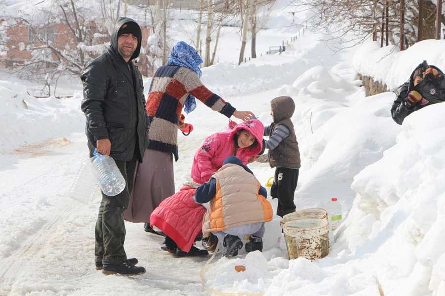 Mengen'de eğitime kar engeli