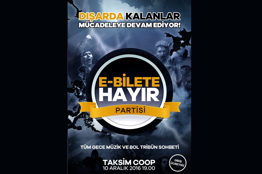 E-bilet’e hayır diyen taraftarlar toplanıyor