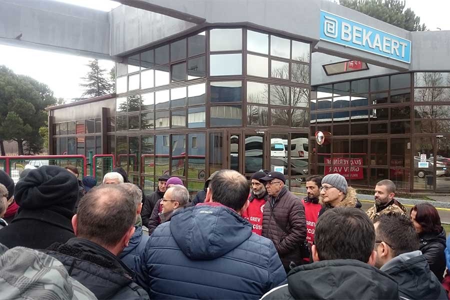 Kocaeli Demokrasi Girişimi, Bekaert grevini ziyaret etti