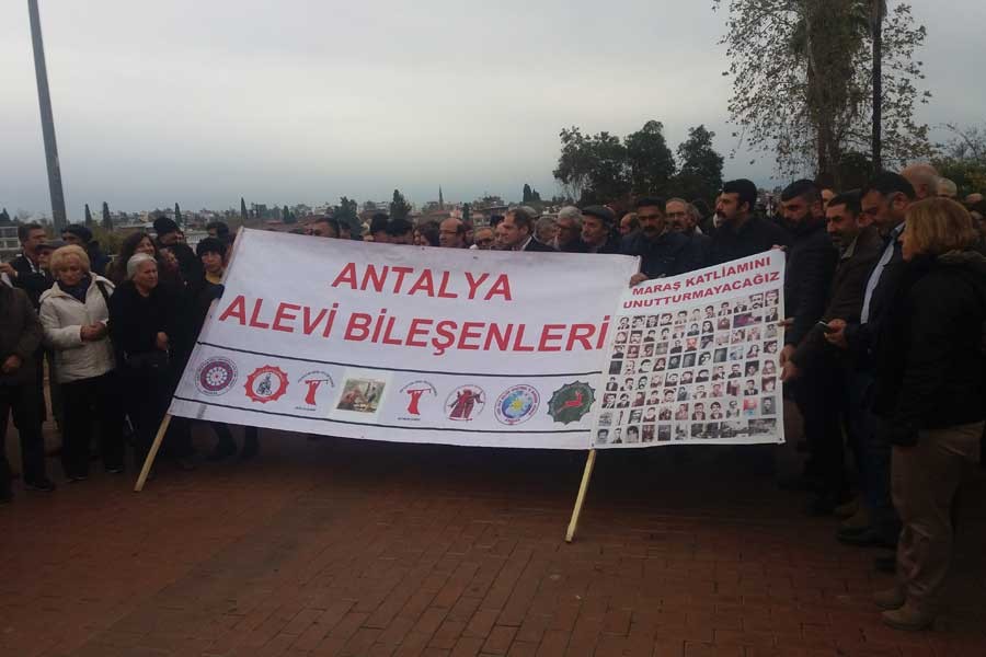 Antalya’da Maraş Katliamı protestosu