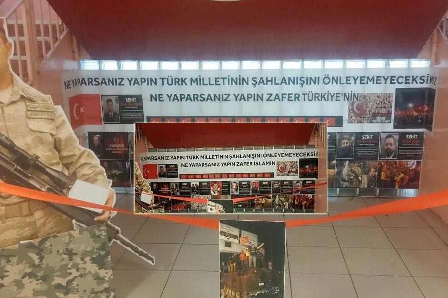 Okuldaki 'Zafer İslam'ın' yazısı ‘Zafer Türkiye’nin’ oldu