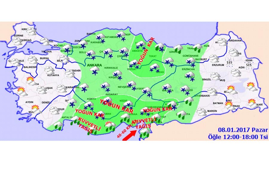 Hava sıcaklığı iç kesimlerde 6-12 derece düşüyor