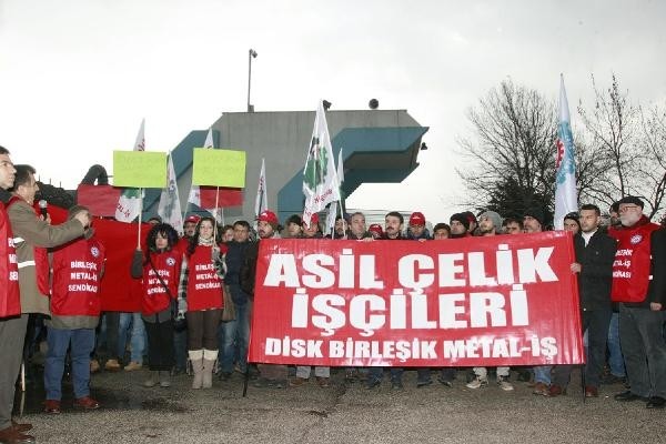 Asil Çelik işçisi düşük zam dayatmasını kabul etmedi