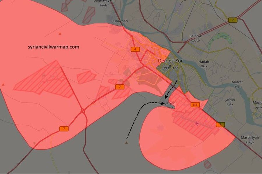 IŞİD, Deyrezzor'da ilerliyor: Askeri üs kuşatma altında