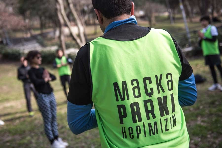 Maçka Parkı’nda ‘inşaata devam’