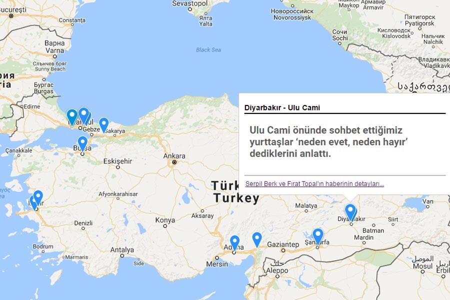 Evrensel muhabirleri referandumun nabzını tutuyor