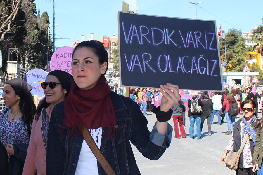 Düne göre güçlüyüz, 8 Mart’ta birlikteyiz