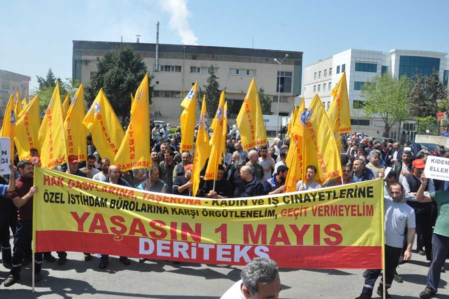 Tuzla'da deri işçileri kıdem gasbına karşı 1 Mayıs'a çağırdı