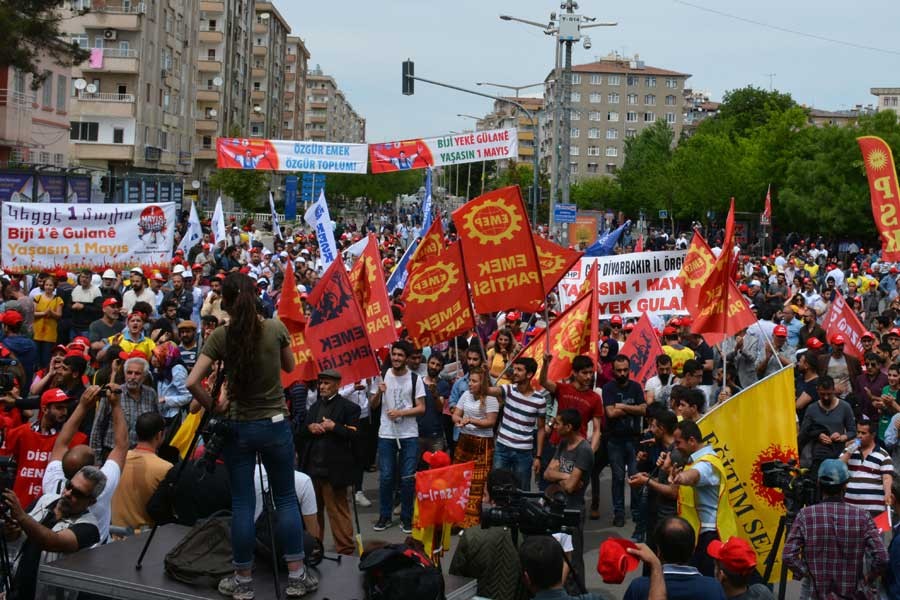 Diyarbakır'da savaşa ve sömürüye karşı mücadele çağrısı