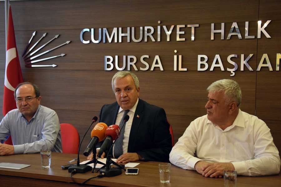 CHP Bursa İl Başkanı Şadi Özdemir: Açlık grevine başlıyoruz