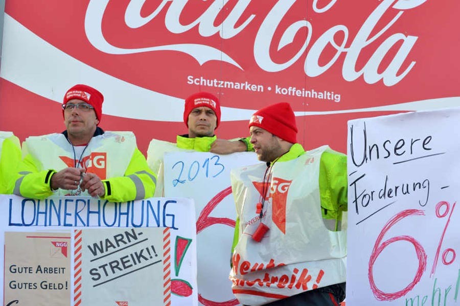 Almanya’da Coca Cola işçileri toplu iş sözleşmesi mücadelesi