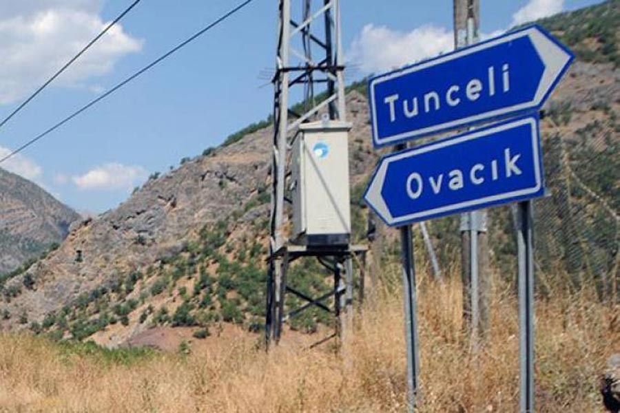 Dersim-Ovacık yolunda patlama