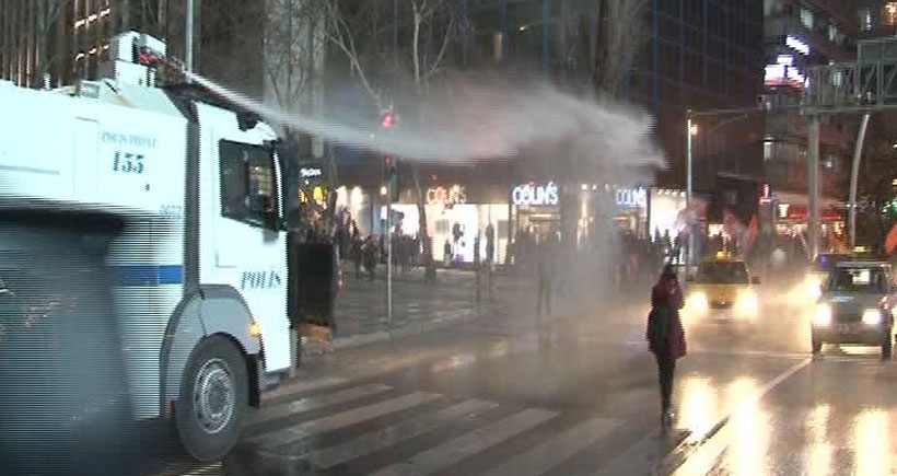 Ankara'da Ali İsmail protestosuna polis saldırdı