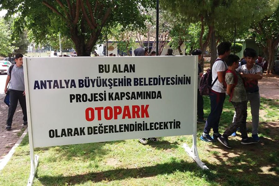 'Geleceğin Antalya'sı' projesinde çocuk parkına yer yok