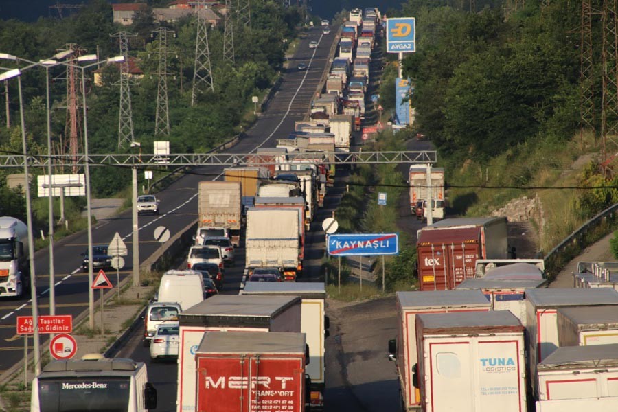 Bolu Dağı'nda trafik çilesi