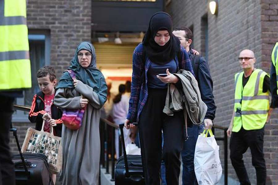 Londra’da beş bina tahliye edildi