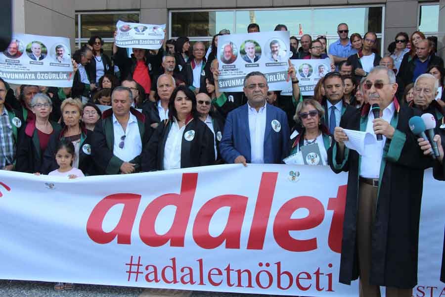 15. Adalet Nöbeti İstanbul Adliyesi’nde devam etti