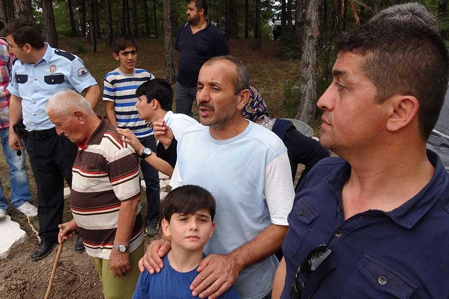 Hatıra ormanında baz istasyonuna tepki