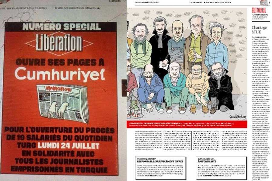 Fransız Libération’da 6 tam sayfa Cumhuriyet