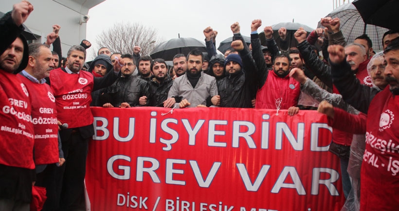 İzmir’de ilk grev Mahle’de başladı