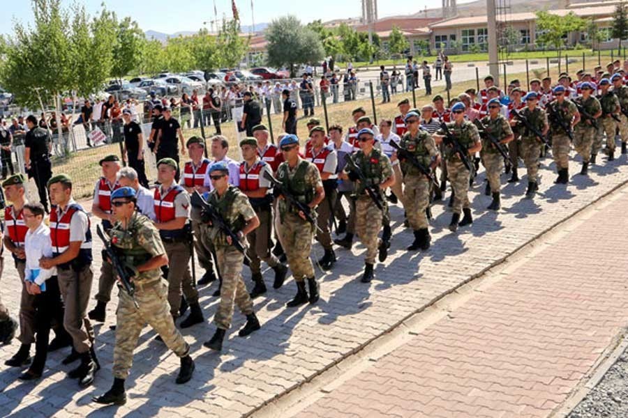 Akıncı Üssü davasında salonda yine gerginlik