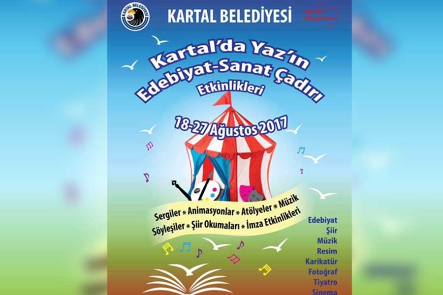 Kartal’da ‘Edebiyat-Sanat Çadırı’ 