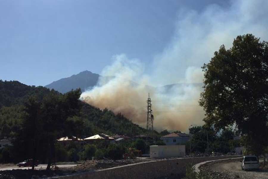 Antalya'da orman yangını