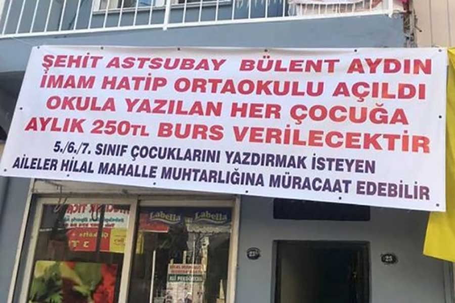 İmam hatibe kaydolan çocuklara aylık 250 TL burs verilecek