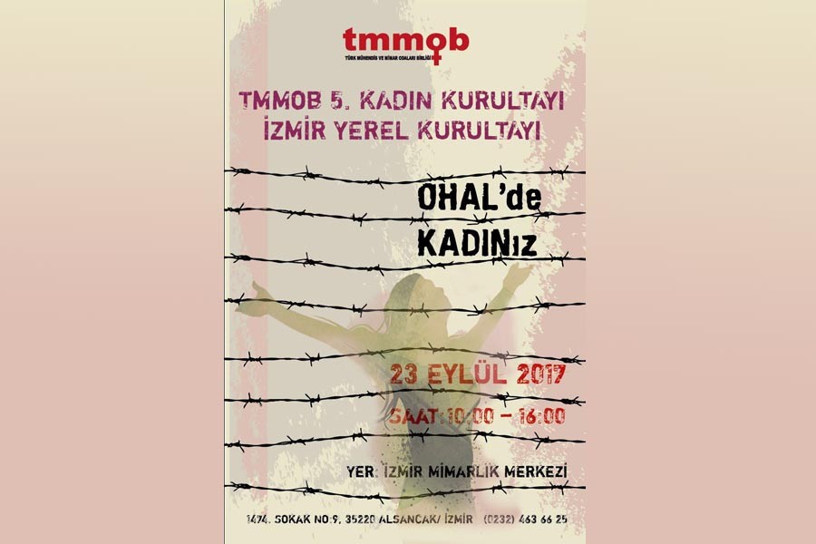 TMMOB Kadın Çalışma Gurubu'ndan İzmir Yerel Kadın Kurultayı