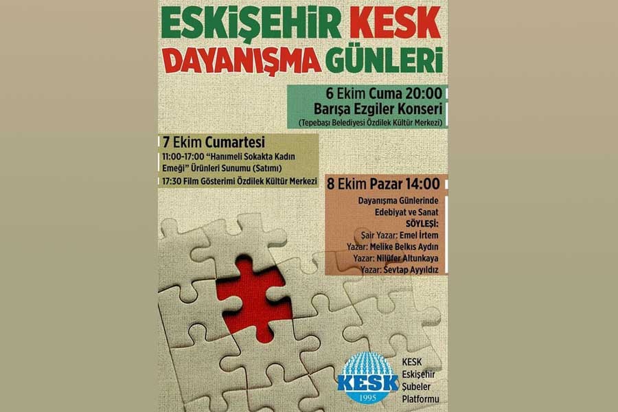 Eskişehir'de KESK dayanışma günleri başlıyor