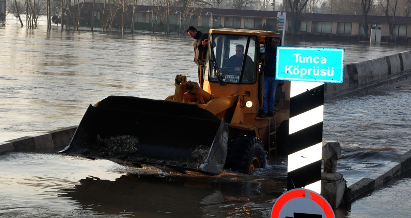 Meriç ve Tunca’da su seviyesi düşüşe geçti