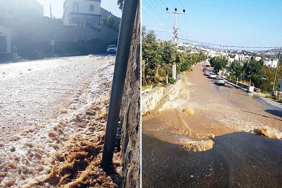 Bodrumluların bitmeyen çilesi: Su isale hattı