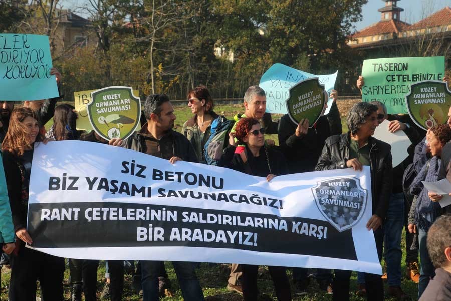 Yaşam savunucularına yönelik saldırı protesto edildi