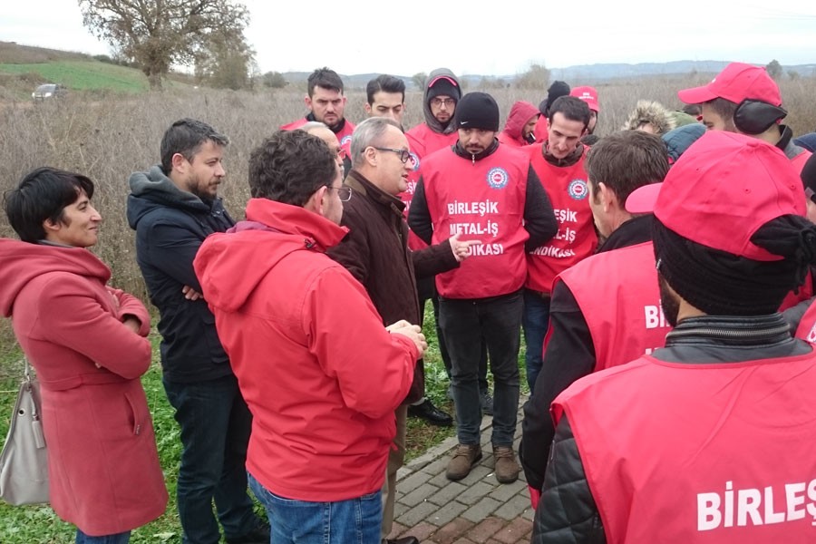 Kocaeli Demokrasi Girişimi Posco işçilerini ziyaret etti