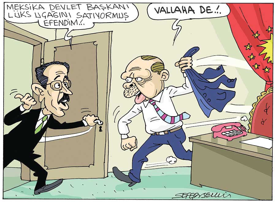 Sefer Selvi Karikatürleri