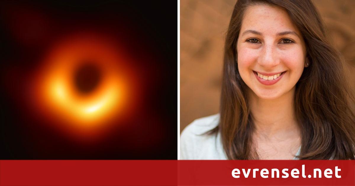 Who is Katie Bouman developing the algorithm that displays the black hole?